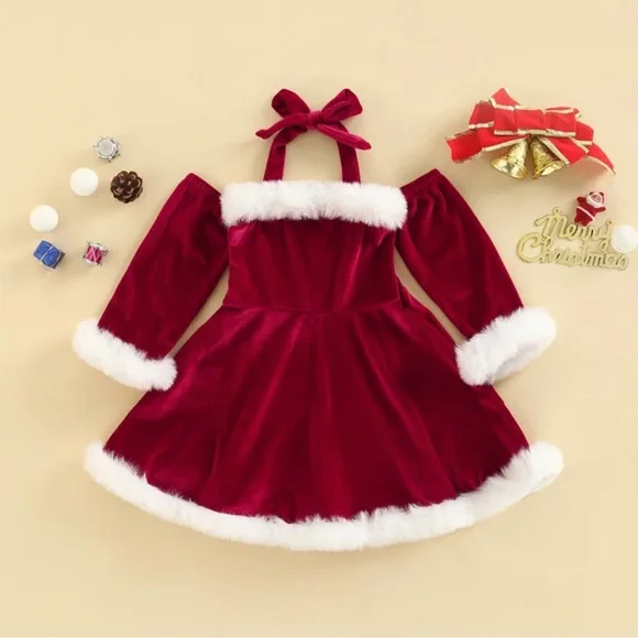white christmas dresses Black Friday Offer - Toddler Dress main image 1